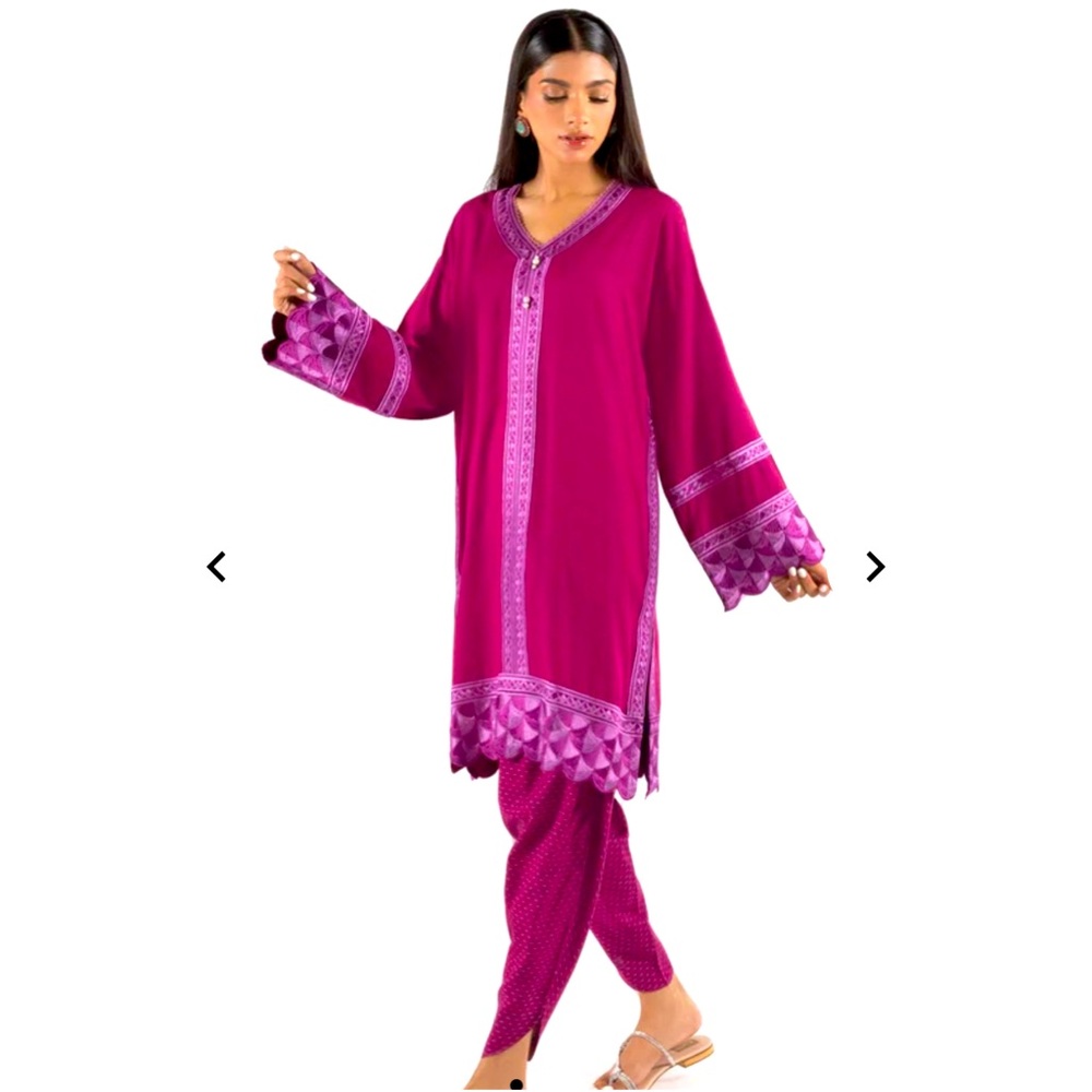 Pakistani indian DESIGNER Shalwar Kameez - 2 pieces-BRAND NEW